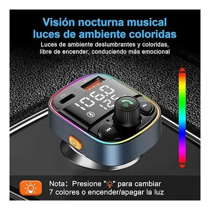 Transmisor Fm Bluetooth Cargador Auto Generic Pd-qc30