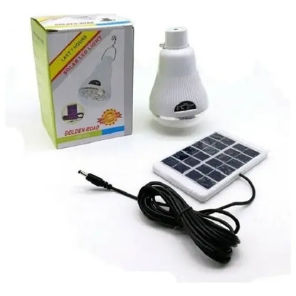 Ampolleta Led Golden Road De 5w Solar Para Camping Y Emergencias