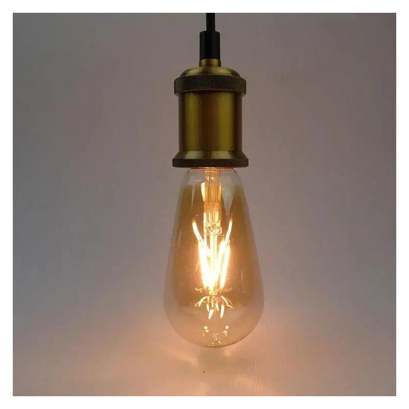Ampolleta Retro Led Vintage Luz Calida 4w Amarillo