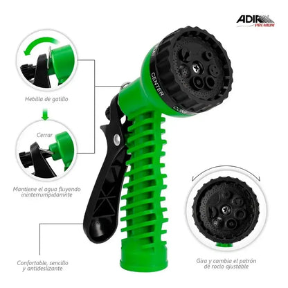 Pack X2 Manguera Retractil Expandible 22 Mts