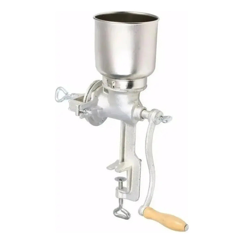 Molino Moledor Manual Metálico Choclo Maiz Cafe Cereal Arroz Metal