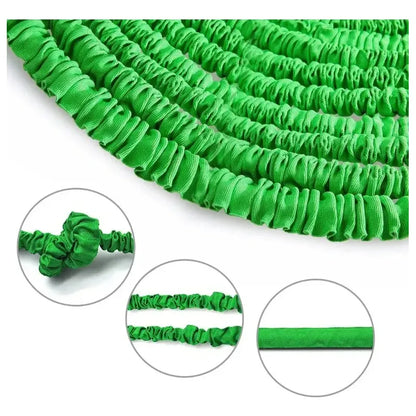 Manguera Retráctil Expandible Magic Hose 45m Verde Jardín Conecta Pitón Verde
