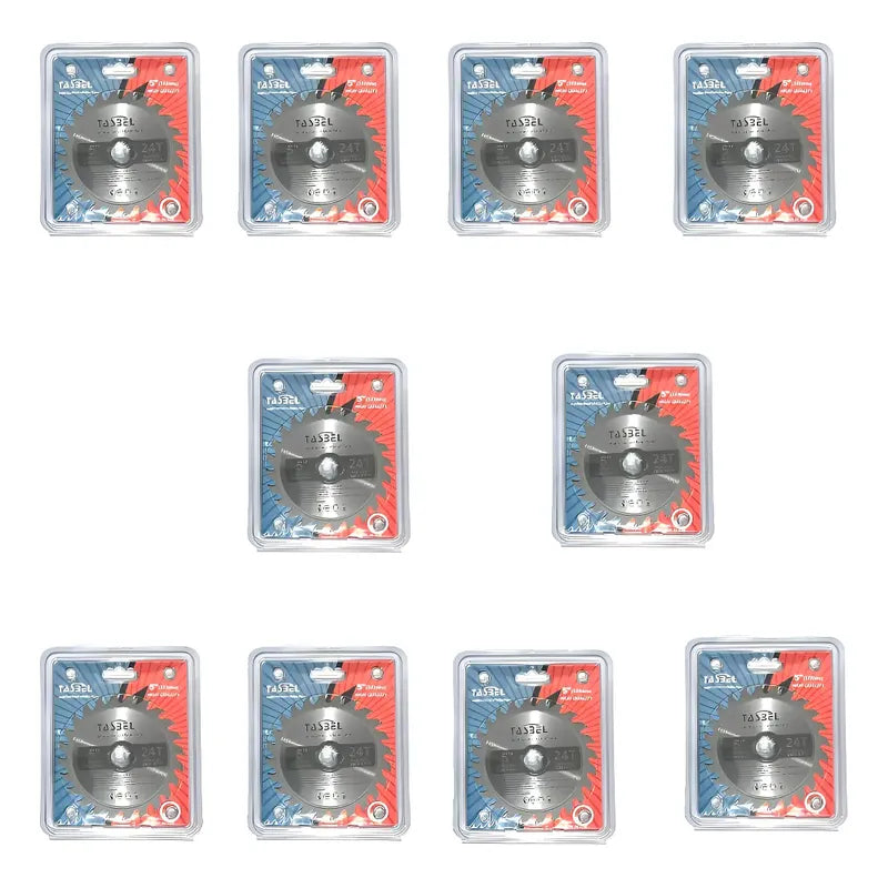 X10 Disco Para Sierra Circular 24t 125mm 5 Pulgadas Gris Oscuro