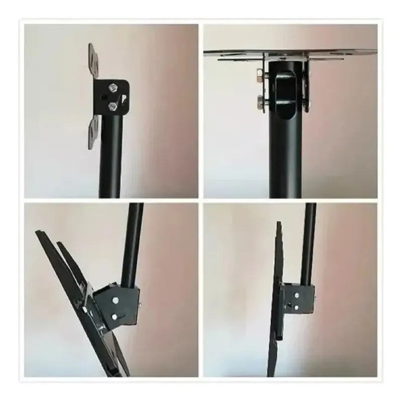 Soporte Tv Techo Pared Base Aéreo Lcd Led 26-55 PuLG 34 Kg Color Negro