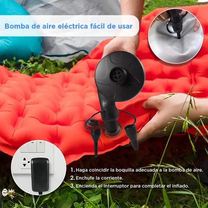 Bomba De Aire Eléctrica Portátil Para Inflables Y Colchones, Con Función Inflador Y Desinflador
