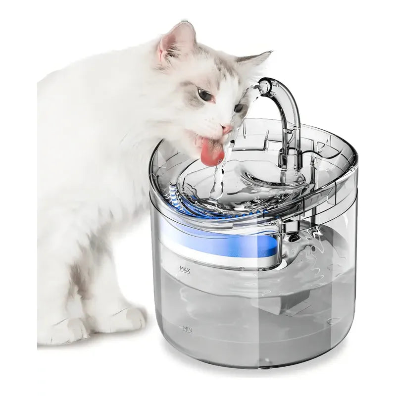 Tlpb Fuente Para Gato Bebedero Para Mascotas Color Trasparente