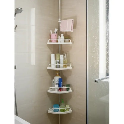 Organizador Esquinero Ducha Multiuso 4 Pisos Ajustable D