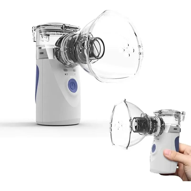Nebulizador Vaporizador Portatil Mesh Asma Inhalador Terapia Blanco