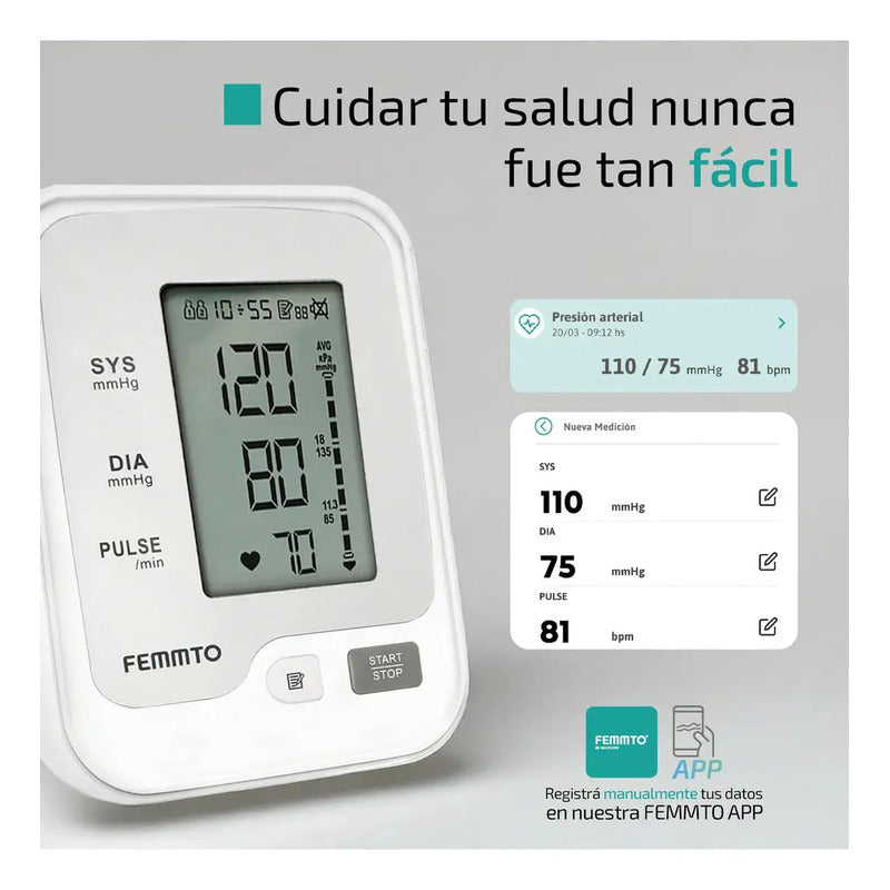 Pack Tensiometro Digital Presion + Oximetro Saturometro Dedo Blanco Y Azul