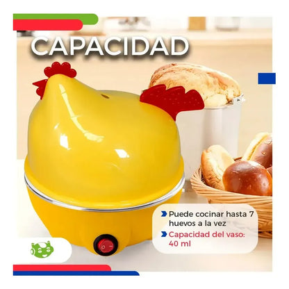 Maquina Hervidor De Huevos Cocina Hogar Amarillo