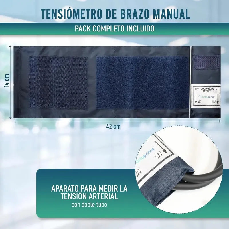 Toma Presión Aneroide Esfigmomanómetro Medidor Presion Negro