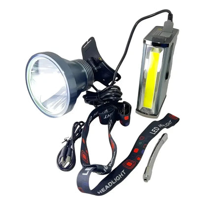 Foco Led Caza 1800 Watts Largo Alcance Gcs Figoimport Azul