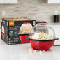 Maquina Para Hacer Cabritas Palomitas De Maiz Roja Gran Capacidad 18 Tazas Con Tapa Tazon Para Servir Ideal Para Cine En... Rojo