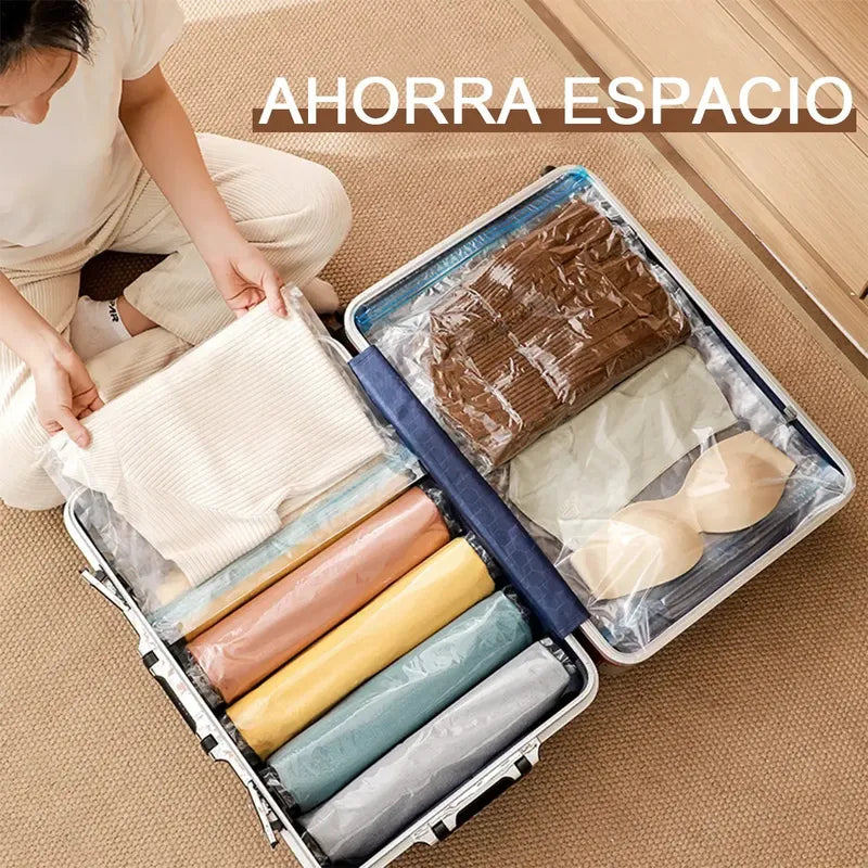 Bolsas Al Vacio Comprimir Ropa Pack 12 Unidades 60 X 80