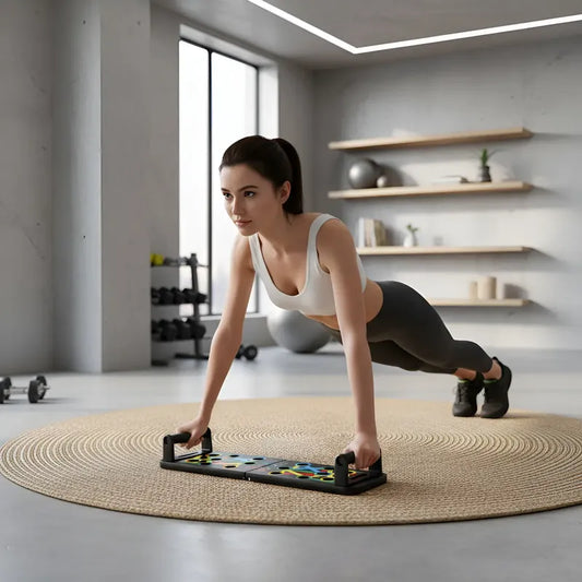 Barra Multifuncional Para Flexiones Y Dominadas Calistenia Negro