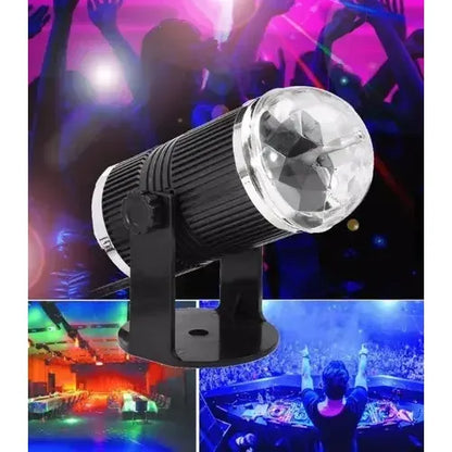 Mini Bola Disco LED RGB Giratoria Decorativa Multicolor Fiestas FIGGOS