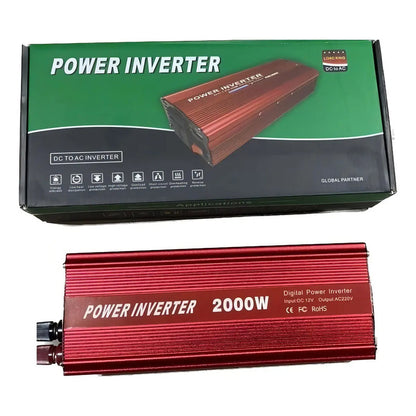 Convertidor Inversor 12v 220v 2000w Auto Usb Camping