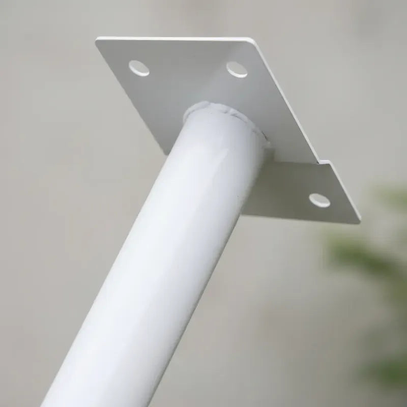 Soporte 50cm Para Focos Led Solares Exteriores Resistente Blanco Blanco Frío