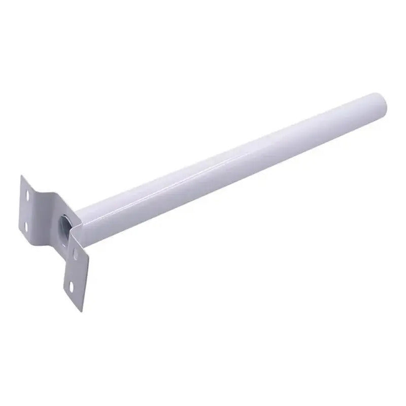 X2 Soporte 50cm Para Focos Led Solares Exteriores Resistente Blanco