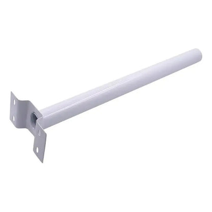 X2 Soporte 50cm Para Focos Led Solares Exteriores Resistente Blanco