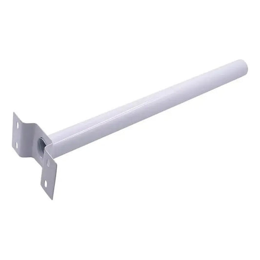 X2 Soporte 50cm Para Focos Led Solares Exteriores Resistente Blanco