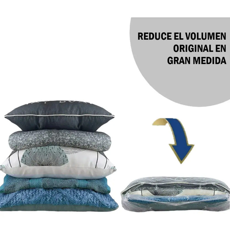 Bolsas Al Vacio Comprimir Ropa Ahorra Espacio 60x80 Pack 24