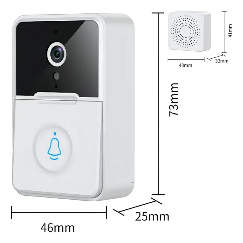 Timbre Inalámbrico Exterior Portátil Usb Camara Wifi