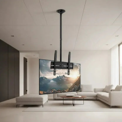 Soporte Tv Techo Pared Base Aéreo Lcd Led 26-55 PuLG 34 Kg Color Negro