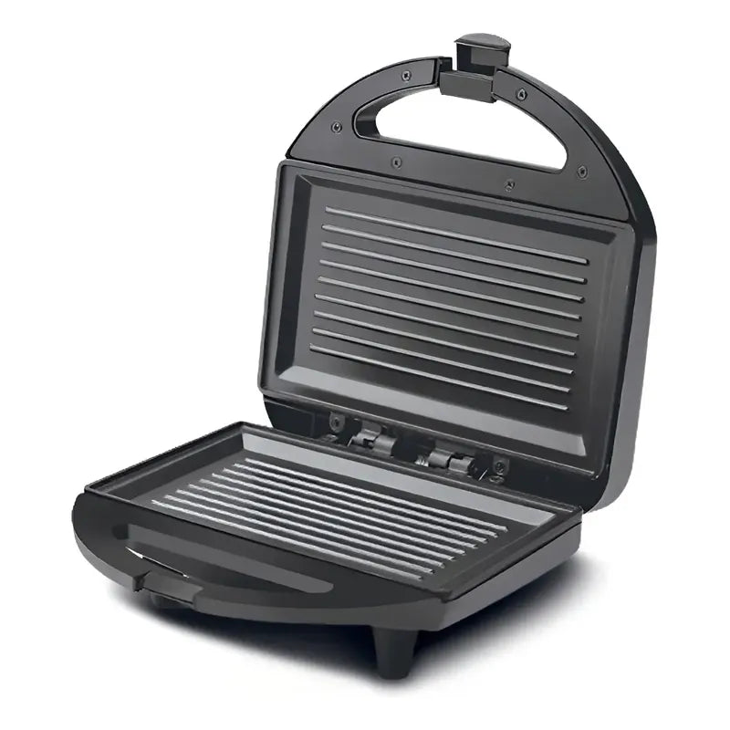 Sandwichera Electrica Grill 2 En 1 Tostadora De Pan 1200w Negro