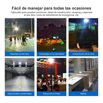 Foco Reflector Proyector Electrico Led 400w Impermeable 6500k Luz Fria Blanca Carcasa Negra Alta Potencia Ideal