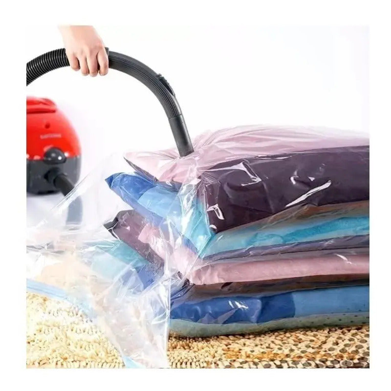 Pack 12 Bolsas Mediana Al Vacio Comprimir Ahorra Espacio