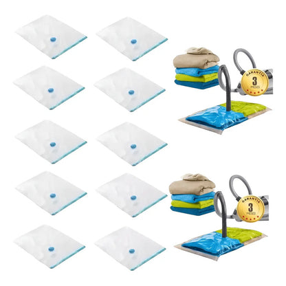 Bolsas Al Vacio Comprimir Ropa Ahorra Espacio 70x100 Pack 12