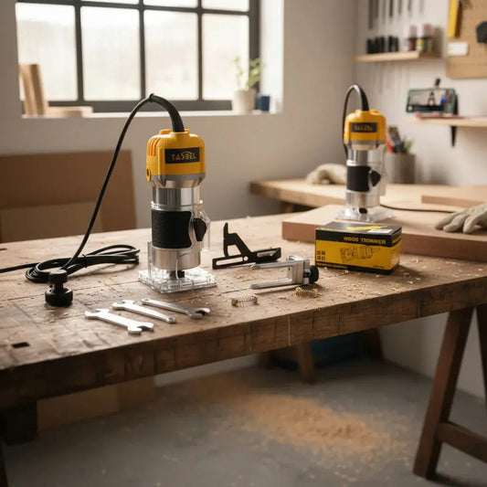 Fresadora Router Tupi Para Madera De 500w Con Velocidad Variable Y Extractor De Polvo