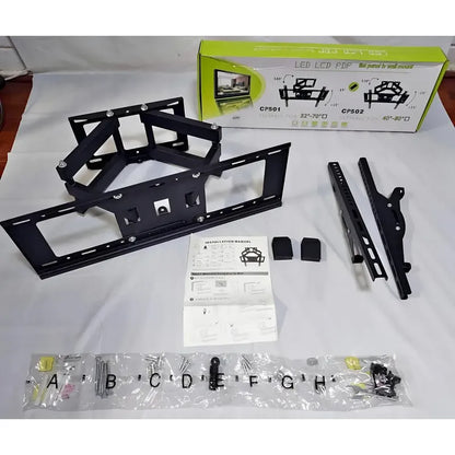 Soporte Tv Pared Ajustable Brazo 32-70 Hogar  Negro