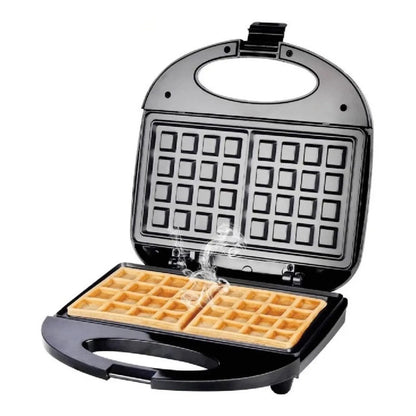 Maquina De Hacer Waffles Wafflera Haeger Hg-242 / Angelstock Color Negro