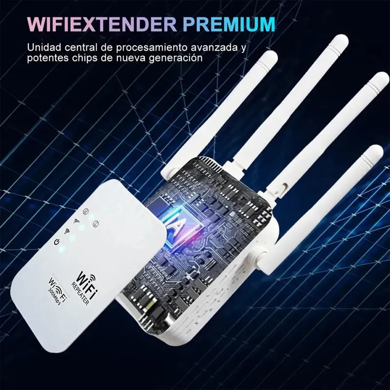 Repetidor Wifi Figostore H300 Con Conexión Poe Para Amplificar Señal Inalámbrica