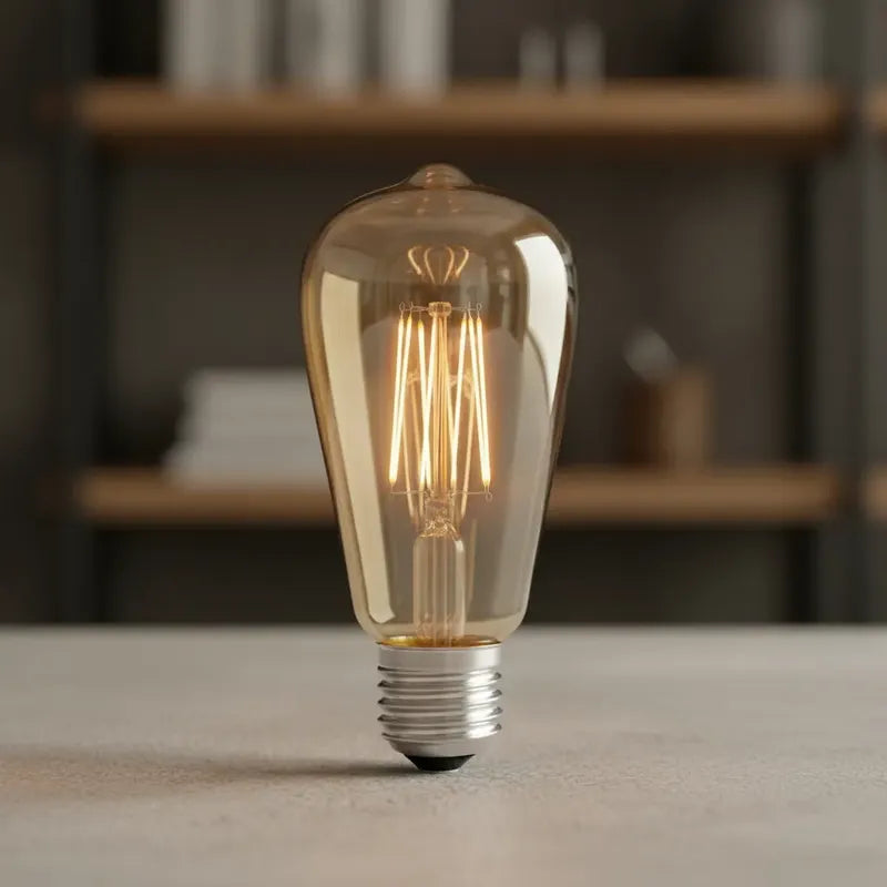 Ampolleta Vintage Led E27 4w Luz Cálida Retro Amarillo