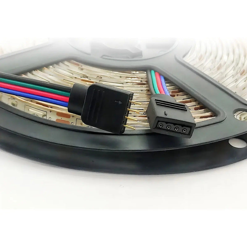 Cinta Led Micro 5m Ip64 Con Controlador Integrado 3528 2835