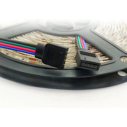 Cinta Led Micro 5m Ip64 Con Controlador Integrado 3528 2835
