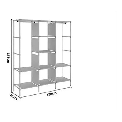 Practico Armario Closet Ropero Armable Grande Organizador