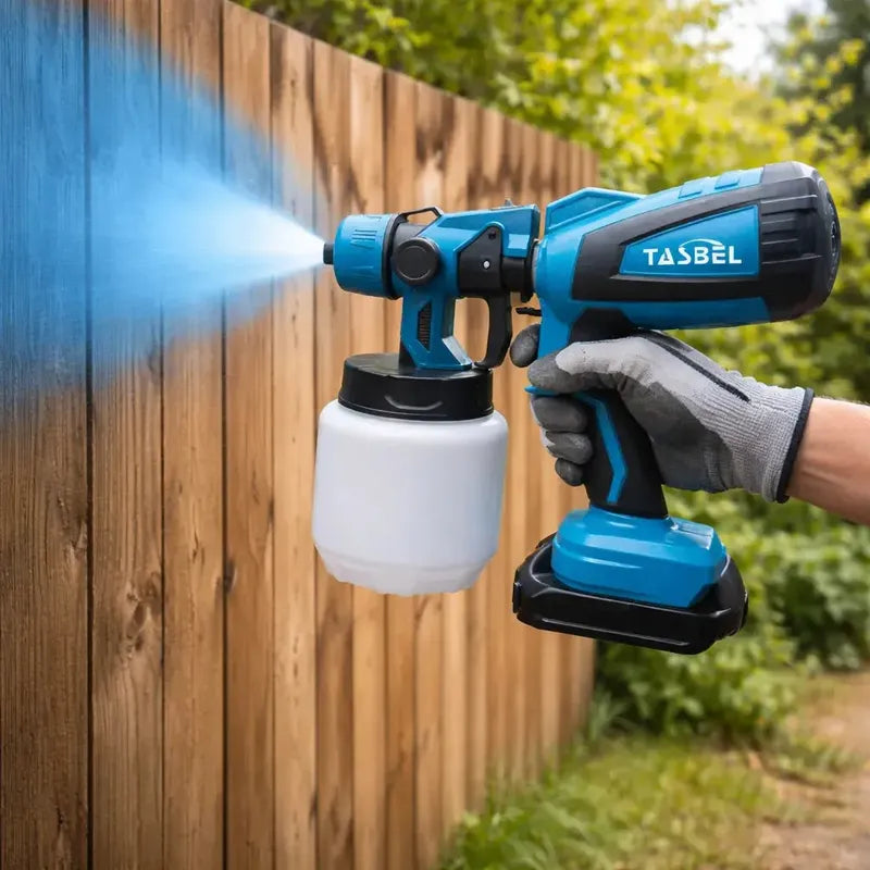 Pistola De Pulverización De Pintura Inalámbrica 68v 800ml Azul