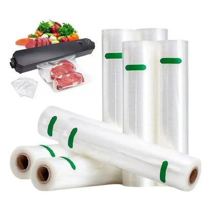 Rollo Sellado Vacío Bolsa Sellar Al Vacio Color Transparente De 28 Cm X 10 Metros Gac-100982 Medclean Solutions Blanco