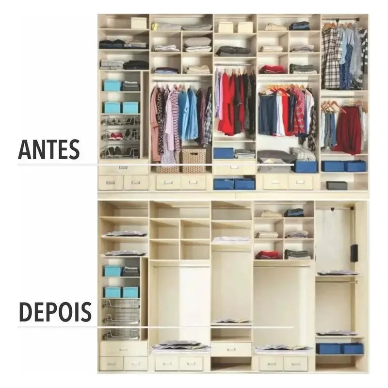 Bolsa Al Vacio Comprimir Ropa Ahorra Espacio 60 X 80 Cm 1und