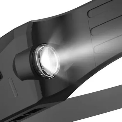 Linterna Cintillo Con Sensor Para Uso Frontal Cabeza 1 Tira Color De La Linterna Negro Color De La Luz Blanca Blanco Negro