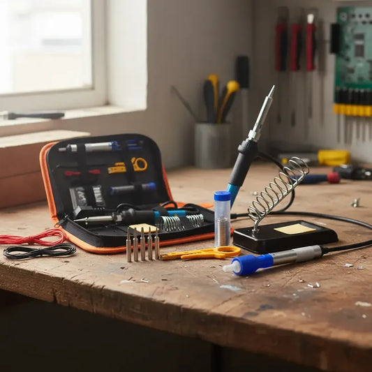 Kit Cautín Soldador Profesional Para Electrónica 60w