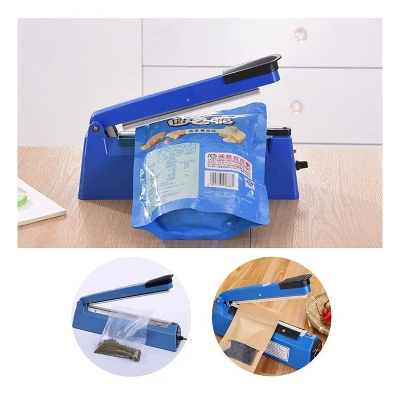 Selladora Bolsas 40 Cm Incluye Repuesto  Azul Marino