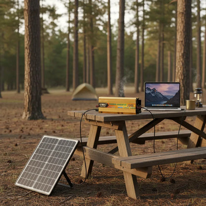 Inversor Covertidor Voltaje 2000w Batería 12 Volts A 220volt