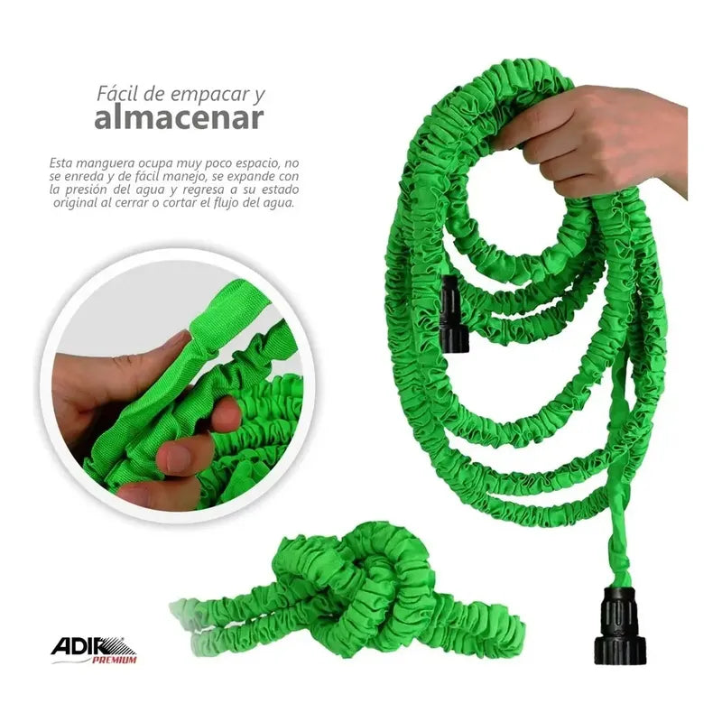 Pack X2 Manguera Retractil Expandible 22 Mts