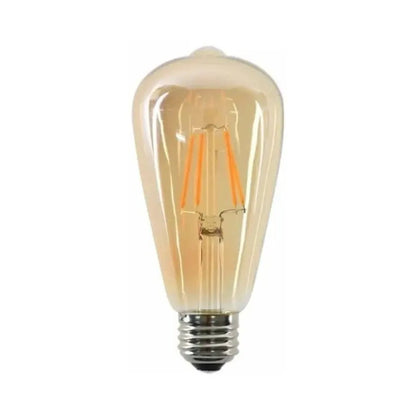 Ampolleta Retro Led Vintage Luz Calida 4w Amarillo
