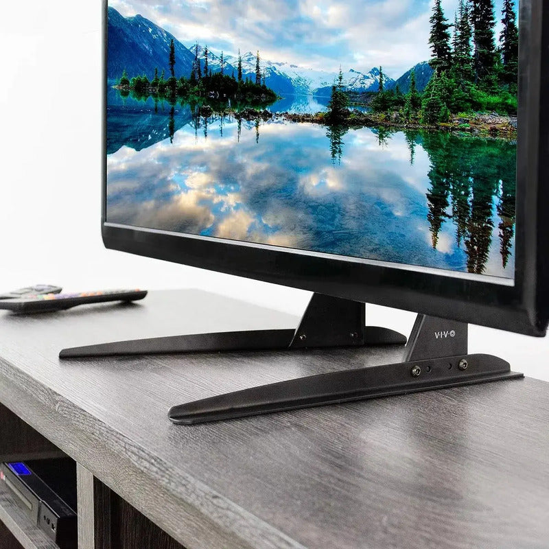 Soporte Base Tv Sobre Mesa Universal De 37 A 75 Pulgadas Negro
